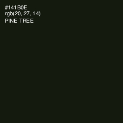 #141B0E - Pine Tree Color Image